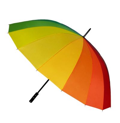 Falconetti® - Regenboog paraplu - Handopening - Windproof - Ø 125 cm - Multi kleur