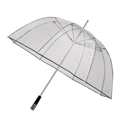 Falcone® - Transparant - Handopening - Windproof - Ø 102 cm - Zwart