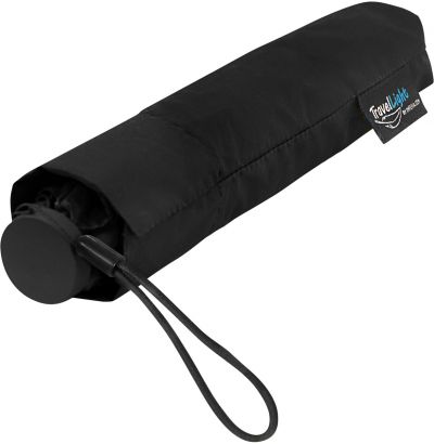 miniMAX® - Extreem lichte opvouwbare reisparaplu - Handopening - Windproof - Ø 90 cm - Zwart